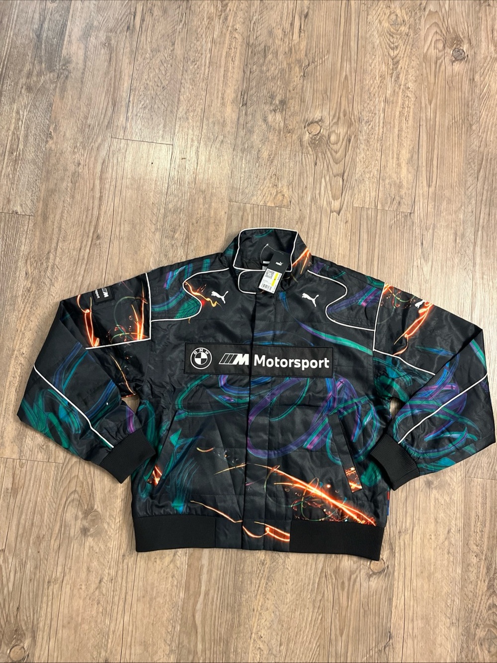 NWT PUMA BMW M Motorsport Cao Fei Racer Jacket Men's 633178 01 Size M